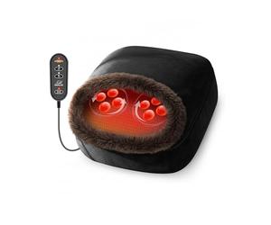 Snailax Massaggiatore Plantare Shiatsu, 2 in 1 Massaggiatore per Piedi e Schiena con Calore