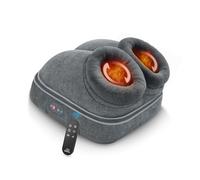Snailax Shiatsu Massaggiatore per piedi con calore, massaggiatore piedi elettrico con massaggio impastante 2 in 1, scaldapiedi per il relax con telecomando, regali per donne/uomini
