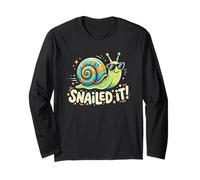 Snailed It! - Simpatico Lumaca con Scritta sarcastica Maglia a Manica