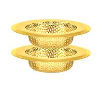 Snailhouse Set di 2 colini per lavello da cucina, in acciaio inox, colore oro