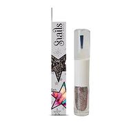 Snails 510219 - Smalto glitterato per bambini 2 in 1, colorato, top coat & glitter, formula peel-off, sfoderabile, a base d'acqua, innocuo, vegano