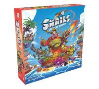 Snails: Il gioco da tavolo - Gioco tattico in miniatura con lumache pazze, programmazione azione azione e campo di battaglia stravagante - Tedesco, 2-4 giocatori, dai 10 anni in su, ELZNIR GAMES