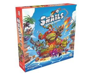 Snails: Il gioco da tavolo - Gioco tattico in miniatura con lumache pazze, programmazione azione azione e campo di battaglia stravagante - Tedesco, 2-4 giocatori, dai 10 anni in su, ELZNIR GAMES