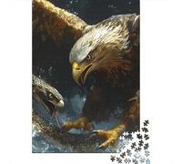 Snake 1000 Pezzi Cartone Resistente Eagle And Snake Puzzle Adulti Allenamento Cerebrale Facile Da Pulire Sera Di Giochi in Famiglia Divertente 38x26cm/1000pcs