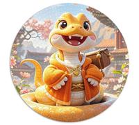 Snake 1000 Pieces Jigsaws Stress Reliever Difficult Challenge for Adults Kids Unique Challenge Games Lindo Jigsaw Puzzles Home Decor Gifts And Gifts 1000pcs (67.5x67.5cm)
