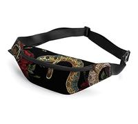 Snake And Roses Splash Skull, sportivo per bambini per adulti per uomo donna
