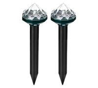 Snake Away per esterni, 2 pezzi di antri ad ultrasuoni a energia solare | Rabbit Drive Outdoor per casa, giardino, terrazza, piante, cortile, prato, cortile, fattoria, campeggio
