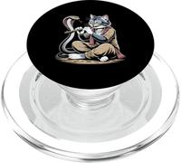 Snake Charmer Gatto Flauto Hypnotize Cobra Kitten Indiano PopSockets PopGrip per MagSafe