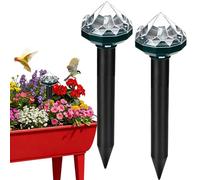 Snake Control Yard - 2 Pieces Solar Powered Ultrasonic Stake, Rabbit Drive Outdoor, Home Garden Patio Plant Yard Lawn Backyard Farm Camping, Spikes | for Animal Defense
