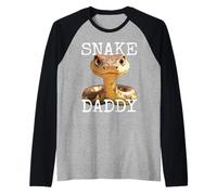 Snake Daddy papà Serpente Festa del papà Dolci Serpenti Maglia con Maniche Raglan