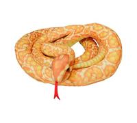 Snake farcito - Giocattolo serpente | Giocattolo di peluche del serpente del fumetto gigante, scherzoso utilità per il partito, animale ripieno, decorazione domestica, giocattolo di serpente falso