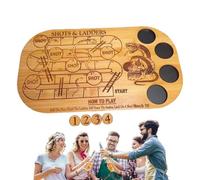 Snake Ladder | Snakes Ladder Board For Adults - Snakes Ladders Board For Adults Fun 38x19 Cm