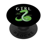 Snake Lover - Solo una ragazza che ama i serpenti PopSockets PopGrip Adesivo