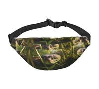 Snake - Marsupio a tracolla grande, alla moda, da viaggio, casual, per ragazzi, adatto per sport, corsa, ciclismo, viaggi, pesca