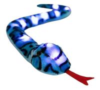 Snake Pimboli di peluche da 41 pollici divertenti illuminazione serpente peluche un giocattolo realistico ripieno morbido per battute pratiche, regali del festival di compleanno di Halloween di Natal