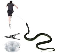 Snake Prank - Fake Snake Toy | Realistic Snake Toy with String | Clip Snake Prank Practical Jokes at Gatherings Garden Fake Tricky Prop Favor Realistic Fake Rubber Snake Toys