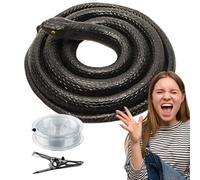 Snake Snake, Snake su una Corda - Snake Falso Snake Golf | Snake Joke ad alta simulazione con Corda e Clip per una facile configurazione, Accessorio Snake