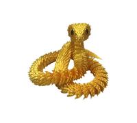 Snake stampato 3D - Articulated Animal Toy, Creative Flexiblle Snake Model | Portable Desktop Rettile Figure, Realistic Movable Sculpture for Girls Boys Kids Adults Room Decoration Display