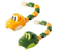 Snake Toys with Sound Light - RC Self-Eat Interactive Race Car | Interactive Magnetic Snake Racing Game Designed Magnetic Snake Remote Control Toy Snake Game Lets Kids Steer