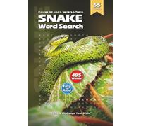 Snake Word Search Puzzle Book: Entertaining Word Searches Featuring Pythons, Cobras, Mambas & More | 6x9 Inches, 110 Pages | Over 50+ Puzzles for Fun Time