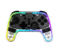 Snakebyte Gamepad RGB S Controller wireless Bluetooth 500mAh trasparente per Nintendo Switch