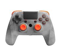 snakebyte PS4 GAME:PAD 4 S Wireless Bluetooth - Rock Special Edition - Grau/Orange - kompatibel mit allen PlayStation 4 Modellen [Edizione: Germania]