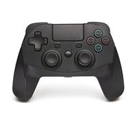 Snakebyte PS4 GAME:PAD 4S - Wireless bluetooth Controller for PlayStation 4 / PS4 Slim/Pro, analog dual joysticks, USB C Cable, PC compatible (Windows 7/8/10), 3.5mm headphone jack, touchpad, Black