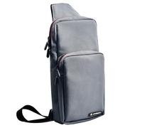 snakebyte Sling Case S2 - Borsa a tracolla compatibile con Switch 2, OLED & Lite, spazio per console, controller, giochi & accessori, scomparto imbottito, interno morbido, idrorepellente (Grigio)