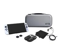 snakebyte STARTER KIT S2 compatibile con Nintendo Switch 2 - Set di accessori con custodia, protezione schermo, accessori Joy-Con, auricolari in-ear & altro - Set completo per protezione e gaming