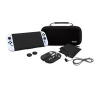snakebyte STARTER KIT S2 compatibile con Nintendo Switch 2 - Set di accessori con custodia, protezione schermo, accessori Joy-Con, auricolari in-ear & altro - Set completo per protezione e gaming