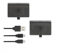 Snakebyte Xbox One BATTERY KIT - Nero - 2 Batterie Ricaricabili da 800 mAh, Compatibili con TWIN CHARGE X e Tutti i Gamepad Xbox One, Incl. Cavo di Ricarica Micro USB da 2m