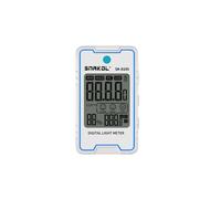 SNAKOL SK-8105 Misuratore Digitale di Lux, Tester di Illuminazione Ricaricabile con 0.1-99990LUX2000-9999K Temperatura Colore Umidità