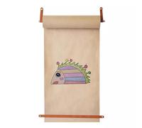 SnamicE Dispenser da Parete per Rotoli di Carta Kraft - Resistente e Pratico per Decorazioni in Stile Rustico, opere d'Arte e Appunti di riunione, 64 cm/25,2 Pollici,64cm/25.2inch