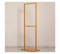 SnamicE Espositore per Poster, Supporto da Pavimento per insegne pubblicitarie, Cartello Guida per Centri Commerciali, Adatto a Centri Commerciali, ristoranti, Nero 50,Gold-60x168cm