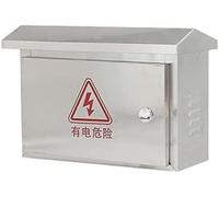 SnamicE Scatola di derivazione elettrica per Esterni con Coperchio incernierato, Scatola di distribuzione in Metallo per Montaggio a Parete per progetti Fai da Te, Include,A Color-L50*W18*H40CM