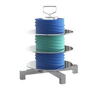 SnamicE Supporto per bobina a 1/2/3/4/5 asse, carrello porta bobina per filo elettrico, installatore, rotante a 360 ° per uso industriale, 3 bobine