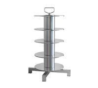 SnamicE Supporto per bobine a 1/2/3/4/5 asse, carrello porta bobina per filo elettrico, installatore, rotante a 360 ° per uso industriale, 5 bobine