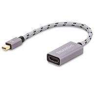 SNANSHI Adattatore Mini DisplayPort a HDMI (Thunderbolt 1/2) (Mini DP) a HDMI Converter per MacBook Air/Pro, Mac Mini, iMac, Surface Pro, Monitor/TV/Projector