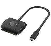 SNANSHI - Cavo adattatore da SATA a USB C, convertitore adattatore da USB tipo C a SATA con convertitore UASP SATA a USB per dischi rigidi da 2,5 cm da 3,5" HDD e unità a stato solido SSD