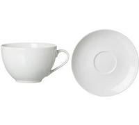 Snap by R & B Cappuccino Top Cup "Bianco", 0,3 litri da porcellana, lavastoviglie - Profonda, conica - 4 pezzi (78794) NEW
