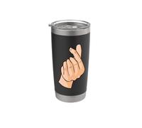 Snap Fingers Snapping Musicista Bicchiere termico in acciaio inox doppia parete
