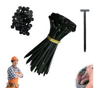 Snap-Fit Nylon Fastening Clip for Car Repairs,100 Button Head Zip Ties,Nylon Universal Cable Tie Buckle with Pin & Button,Heavy Duty Zip TieBuckle Multipurpose Plastic Cable Tiesable Tie Tool (50PCS)