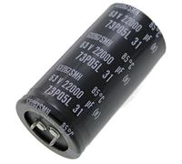 Snap-In Elko Condensatore 22000µF 63V | Condensatore elettrolitico fino ad una temperatura di 85°C | 35x65mm | 22000uF ESMH630VSN223MA65S United Chemi-Con