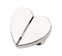 Snap magnetico, magneti per la chiusura del drappeggio,RITORNI MAGNETICI a forma di cuore | Clip decorative rimovibili Clip Magnete a doppia faccia Impediscono la luce che perde per interni ex