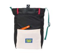 Snap - Sacchetto portamagnesite - Big Chalk Bag - Fleece Black & Chalk in Poliestere Riciclato - Nero