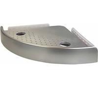 Snap Up Shelf SILVER - Mensola angolare color argento, ideale per il bagno