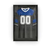 Snap Sports Jersey Wall Display Case Shadow Box, 20 Inches x 30 Inches, Black Scatola dell'ombra della vetrina della Parete, Acrilico, Nero
