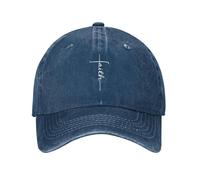 Snapback cap Faith Cross, Christianity, Jesus Unisex Cappello da Cowboy Moda Cappellino con Visiera Classic Cappellino da Baseball per Pesca Ciclismo All'Aperto