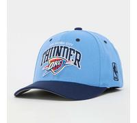 Mitchell & Ness Team Arch Cappellino da Baseball con Chiusura Classic Red Snapback - Oklahoma City Thunder (Blu Reale)