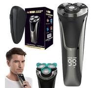 Snapbuy Electric Razor,Razors for Men Electric Shaver,Razors for Men Cordless Rechargeable,Wet and Dry Shaver (Black)